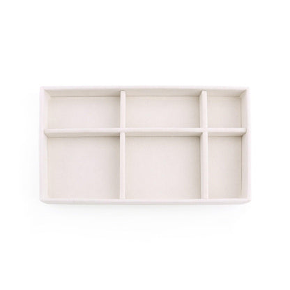 Velvet Jewelry Box Display Tray Drawer Storage Jewelry Holder For Ring Earrings Necklace Bracelet Soft Velvet Organizer Case Velvet Display Holder for Earrings Ring Bracelet Necklace